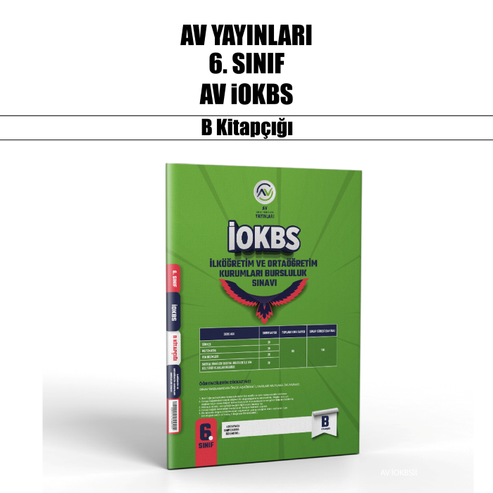 AV 06.SINIF İOKBS BURSLULUK SINAVI B - 25-26